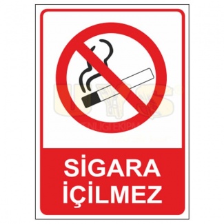 Sigara İçilmez Levhası