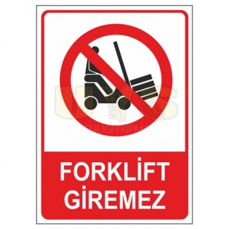 Forklift Giremez Levhası