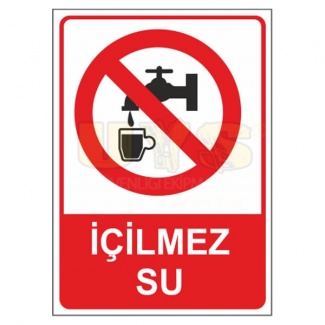 İçilmez Su Levhası