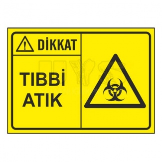 Tıbbi Atık Levhası