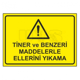 Tiner ve Benzeri Maddelerle Ellerini Yıkama