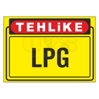 Tehlikeli Madde Lpg Levhası