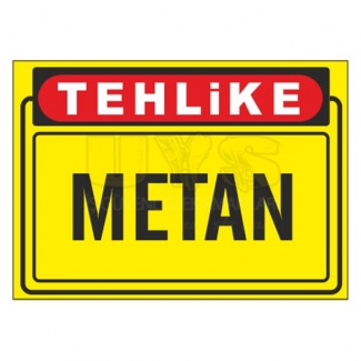 Tehlikeli Madde Metan Levhası