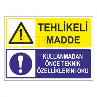 Tehlikeli Madde Levhası