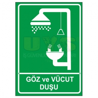 Göz ve Vücut Duşu Levhası