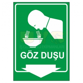 Göz Duşu Levhası