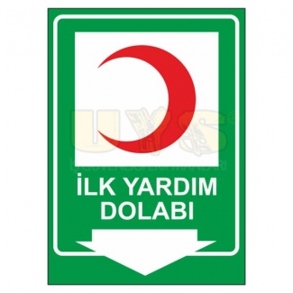 İlk Yardım Dolabı Levhası