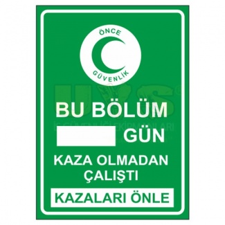 Kaza Günü Levhası