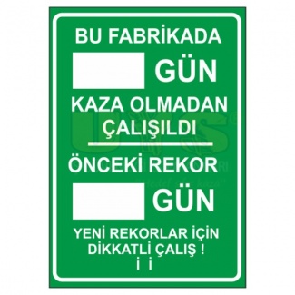 Kaza Günü Levhası