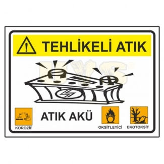 Tehlikeli Atık - Atık Akü Levhası