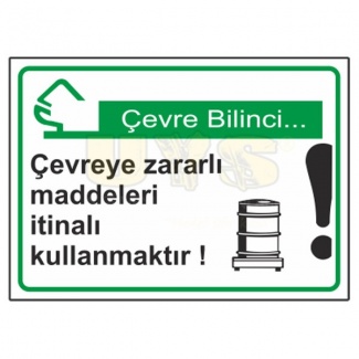 Çevre Bilinci Levhası