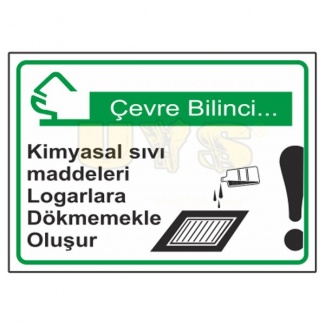 Kimyasal Sıvı Maddeleri Levhası