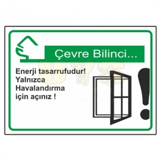 Enerji Tasarrufudur Levhası