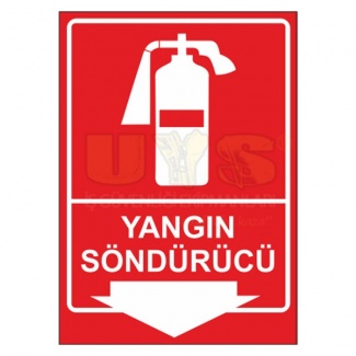 Yangın Söndürücü Levhası