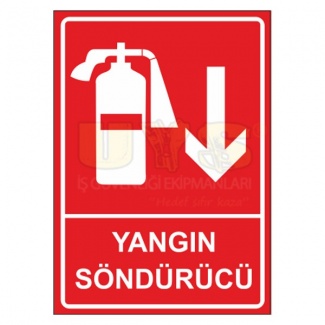 Yangın Söndürücü Levhası