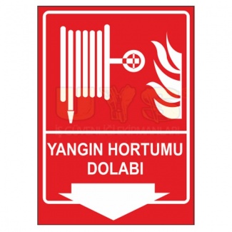 Yangın Hortum Dolabı Levhası