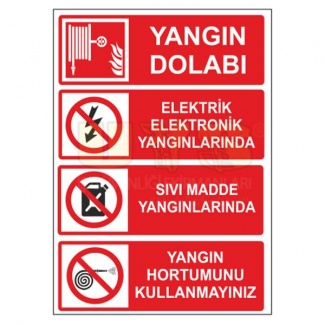 Yangın Dolabı Levhası