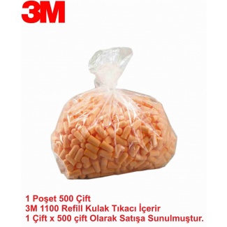 3M-1100 Refil Kulak Tıkaçları