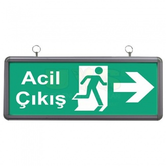 Acil Çıkış Sağ Oklu Yönlendirme Armatürü