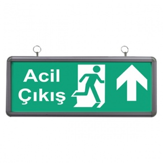 Acil Çıkış Yukarı Oklu Yönlendirme Armatürü