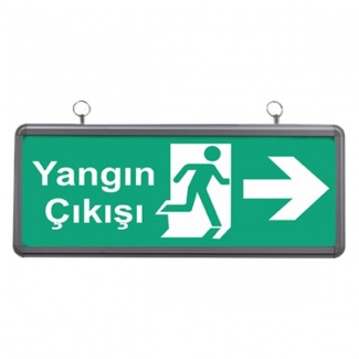 Yangın Çıkışı Sağ Oklu Yönlendirme Armatürü