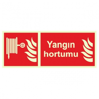 Yangın Hortumu Levhası Fotolümenli