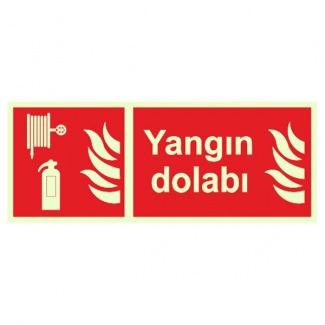 Yangın Dolabı Levhası Fotolümenli