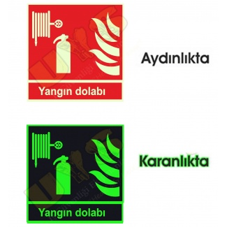 Yangın Dolabı Levhası Fotolümen