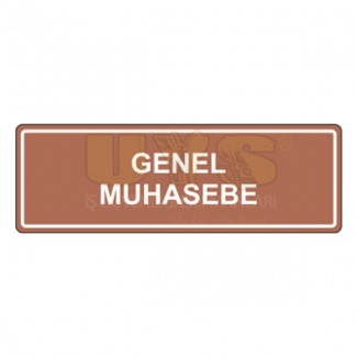 Genel Muhasebe Levhası