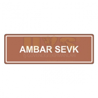 Ambar Sevk Levhası