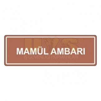 Mamul Ambarı Levhası