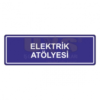 Elektrik Atölyesi Levhası