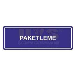 Paketleme Levhası