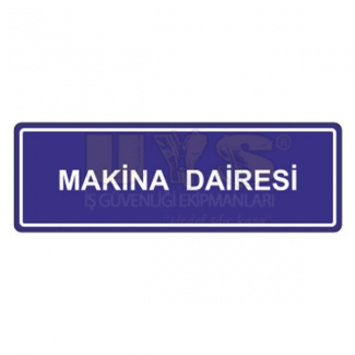 Makina Dairesi Levhası