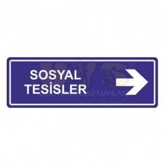 Sosyal Tesisler Levhası