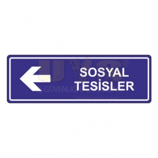 Sosyal Tesisler Levhası