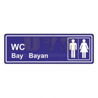 Wc Bay Bayan Levhası