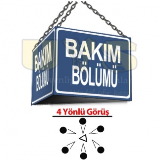 Bakım Bölümü Levhası