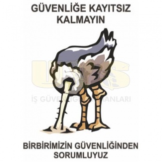 Güvenliğe Kayıtsız Kalmayın Posteri