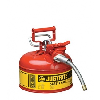 Justrite 7210120 Hortumlu 4 Litre Çelik Emniyetli Kap