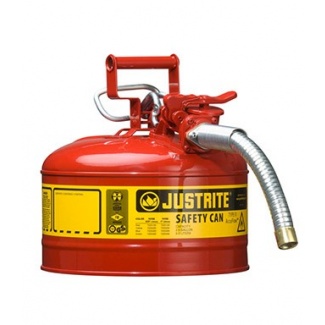 Justrite 7225130 Hortumlu 9,5 Litre Çelik Emniyetli Kap