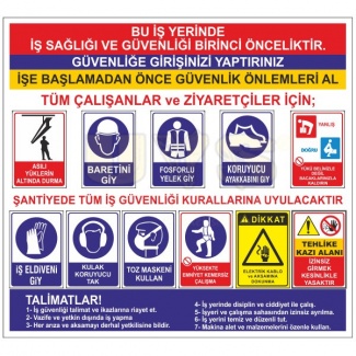 İnşaat ve Şantiye Tabelası