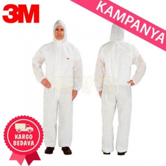 3M 4515 Beyaz Genel Kullanım İş Tulumu Kampanya