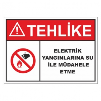 Elektrik Yangınlarına Su ile Müdahale Etme