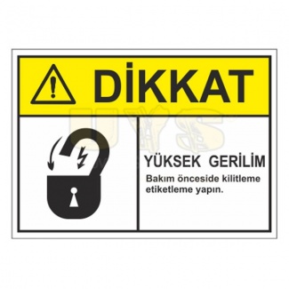 Dikkat Yüksek Gerilim