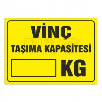 Vinç Taşıma Kapasitesi Kg