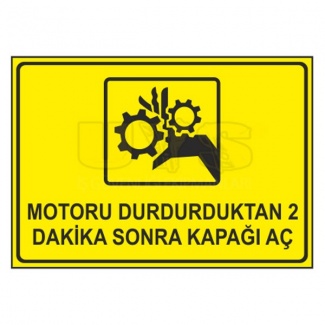 Motoru Durduktan 2 Dakika Sonra Kapağı Aç