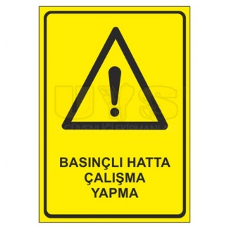 Basınçlı Hatta Çalışma Yapma