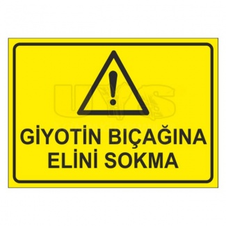 Giyotin Bıçağına Elini Sokma