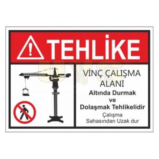 Tehlike Vinç Çalışma Alanı